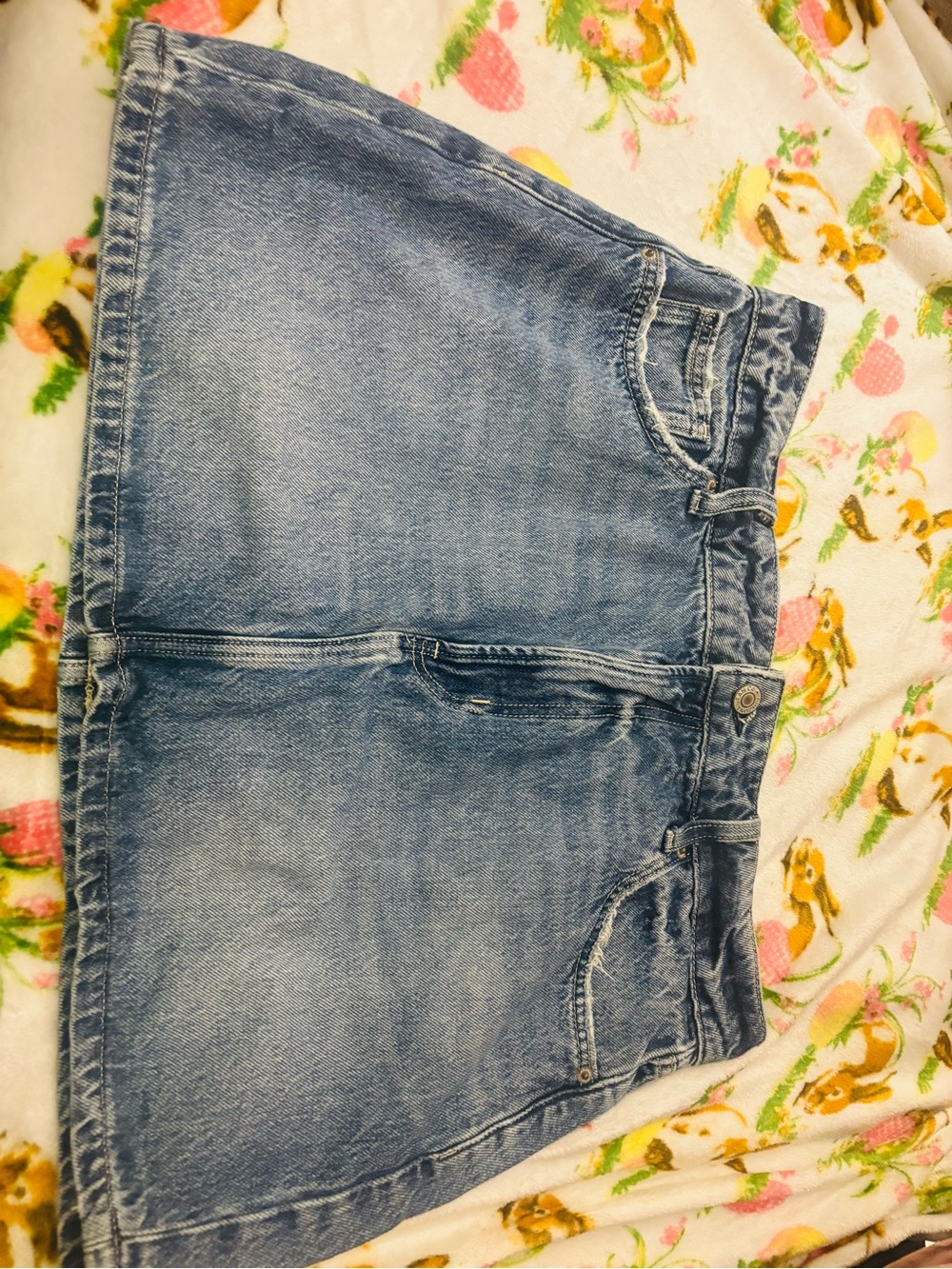 Arizona Jean Company Light Blue Denim Mini Skirt
